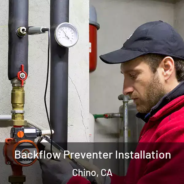  Backflow Preventer Installation Chino, CA