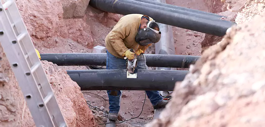 Cast Iron Sewer Pipe Replacement in Chino